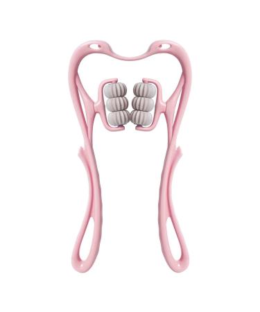 Neck massage device Handheld Back massager shoulder massage device Leg massage device for self -muscles deep fabric massage muscle relaxation tension relief trigger point scooter