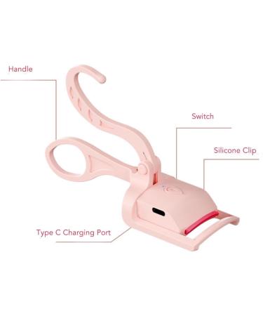 Electric Heated Eyelash Curler 30S Fast Preheating Scald Resistant Eyelash Curler Portable for Professionals - Buy Online on GoSupps.com