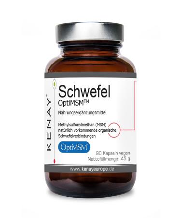 Bergstrom Nutrition Sulfur OptiMSM 90 capsules vegan