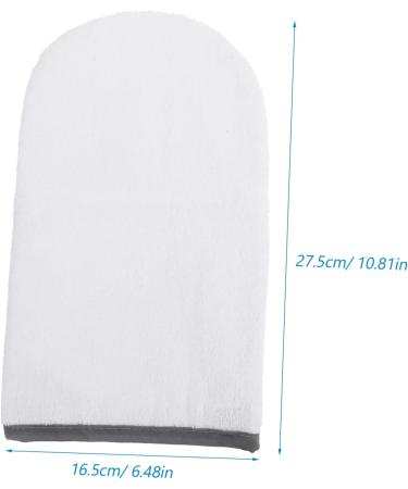 Beavorty 1 Pair waxing gloves hand moisturizer gloves moisturizing gloves spa accessories bath gloves Paraffin Manicure Mitt overnight gloves repair nail art gloves wax hand treatment mitt 27.5X16.5cm Grey - Buy Online on GoSupps.com