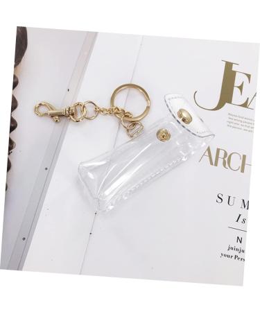  BIUDECO Hanging Pendant Lipstick Holder Lip Pouch Lip Gloss Holder Clear Lipstick Stand Travel Keychain Clear Container - Buy Online on GoSupps.com