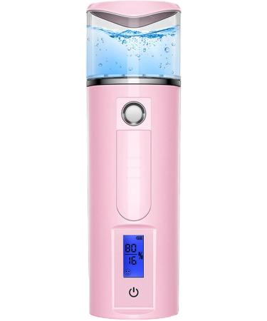 Mist Sprayer | Hydrating Handheld Nano Facial Mister with Skin Analysis - Face Facial Sprayer for Skin Care Refreshing Revitalizing & Soothing - Face Steamer for Daily Use Aezon Pink - Buy Online on GoSupps.com
