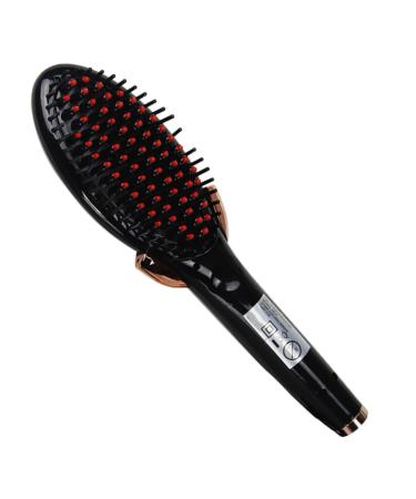 Hair Straightener Brush - Anti-Scald Heating Comb with Adjustable Temperature for Effortless Styling | International Shipping Available - Buy Online on GoSupps.com