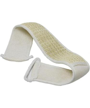 1Pc Natural Loofah Exfoliating Back Brush - Spa Quality Skin Cleaning & Massage for Bath & Shower - Ideal Bathroom Accessory - Buy Online on GoSupps.com
