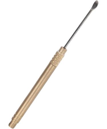 Oceanside Ear Pick - Alloy Brass Glossy Ear Cleaning Tool | Portable Light Removal for International Shipping - Buy Online on GoSupps.com