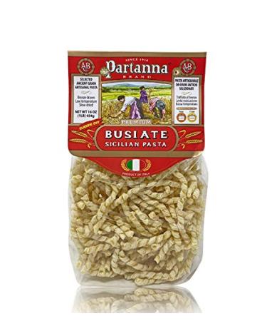 Partanna Busiate Sicilian Artisanal Pasta Classic Cut 6 pack x 1 lb (6 lbs )