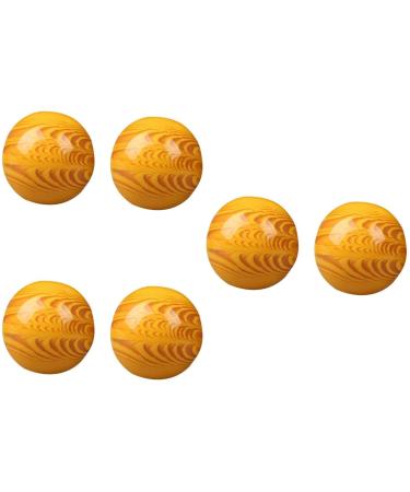 Lurrose 6 STK Health Ball from Sea pasture Lacrosse balls Massage massage balls for deep fabric Massage balls for the hands yoga massage relaxation ball natural resin synthesis hand