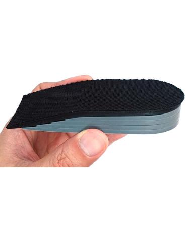 6 Layer Limb Leg Length Discrepancy Heel Lifts Inserts Insoles Shoe Leveler Balancer for Uneven Hips for Men and Women (Large - Pack of 2)