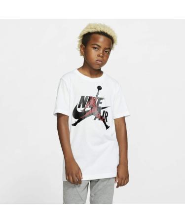 Nike Boys' Let There Be Air T-Shirt Medium White