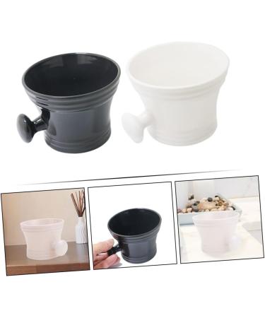 Fomiyes 2-Piece Ceramic Makeup & Shaving Bowl Set - Skin Care & Wet Shaving Tools - International Shipping Available - Buy Online on GoSupps.com
