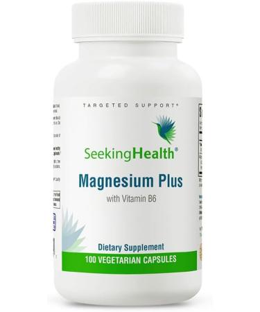Seeking Health Magnesium Plus With Vitamin B6 - 100 Vegetarian Capsules