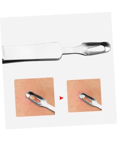 NOLITOY 3pcs Extractor Pimple Remover Stainless Curved Blemish Blackheads Kit Blackhead for Steel Tweezers 1 count (Pack of 1) - Buy Online on GoSupps.com