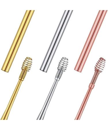 Portable Ear Cleaner Stainless Steel Ear Spoon Set Stainless Steel Ear Wax Remover Reusable Stainless Steel Ear Wax Remover Set Ear Wax Easily Removed Ideal for Personal and Home Use(Macaron Blue) - Buy Online on GoSupps.com