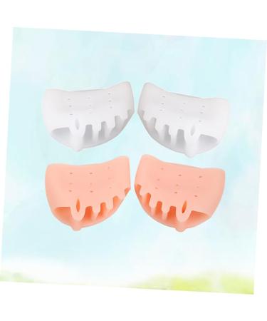 Toe Separators 2 Pairs Gel Straightener & Stretcher Set for Bunions - 4pcs - Buy Online on GoSupps.com