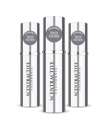 CA Perfume Impression of Touch For Men Replica Version Fragrance Dupes Concentrated Long Lasting Eau de Parfum Spray Refillable Atomizer Bottle 0.17 Fl Oz/5ml-X3 BRBRY TOUCH IMPRESSION 0.51 Fl Oz (Pack of 1)
