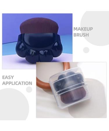 Baluue Foundation Makeup Brush Flat Top Face Blush Liquid Powder Brush Cat Paw Shaped Concealer Brush for Blending Powder Cosmetics Black - Buy Online on GoSupps.com