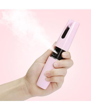 HAPINARY Face Steamer Nano Mist Sprayer Facial Sprayer Moisturizing Care Mister Nanometer Sprayer Portable Hot Mist Sprayer Abs Miss Humidifier Pink Cold Spray - Buy Online on GoSupps.com