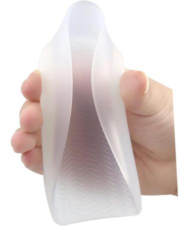 NOLITOY Silicone Heel Cushions - Heightening Insoles for Achilles Pain Relief & Comfort | Disposable Booster Cushions - Set of 2 - Buy Online on GoSupps.com