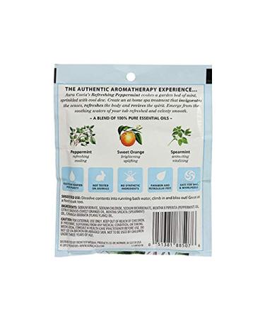 Aura Cacia Peppermint Aromatherapy Mineral Bath - 2.5 oz Packet - Buy Online on GoSupps.com