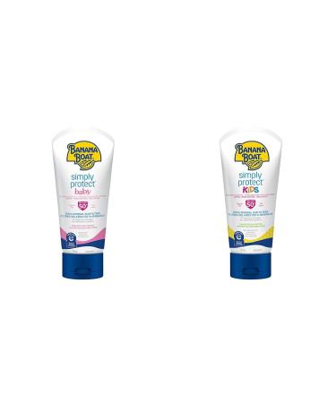 Banana Boat Simply Protect Baby Sunscreen Lotion SPF 50+ & Banana Boat Simply Protect Kids Sunscreen Lotion SPF 50+