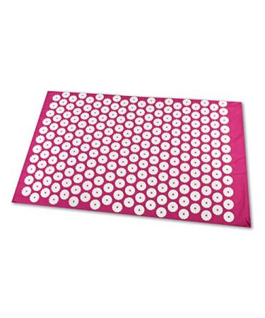 Shanti Acupressure Nail Mat Acupuncture Yoga Relaxation Health 65cm pink