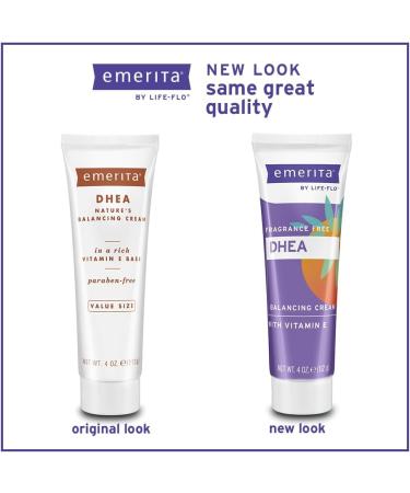 Emerita DHEA Nature's Balancing Cream 4 oz - Hormone Balance & Skin Rejuvenation - Buy Online on GoSupps.com