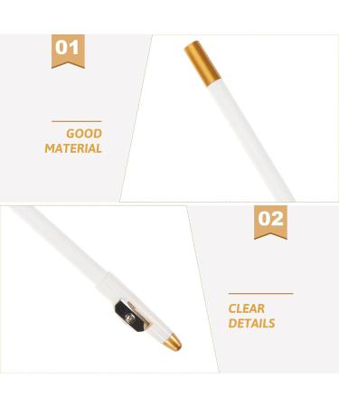 POPETPOP Lot de 12 Crayons Sourcils Maquillage Taille-crayon Int gr Bois Naturel Couleur Blanche Pure Pr cision Professionnelle Maquillage Sourcils Femme Usage Quotidien - Buy Online on GoSupps.com