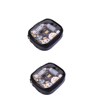 Healeved 2st holder for lentil container Case kit colored for the eyes contact lens container portable lentil container case case rabbit bracket tweezing pink container suite