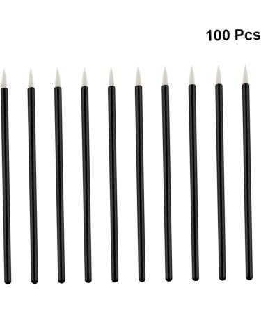 VINTORKY 100pcs Cosmetics Brush Face Wand Lash Brush Tool Angled Eyeliner Brush Beauty Tools Disposable White 10X0.5X0.5cm White - Buy Online on GoSupps.com