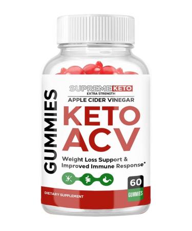 nutradash Supreme Keto ACV Gummies - Supreme Keto ACV - Supreme Keto Gummmies Extra Strength (60 Gummies - 1 Month Supply)