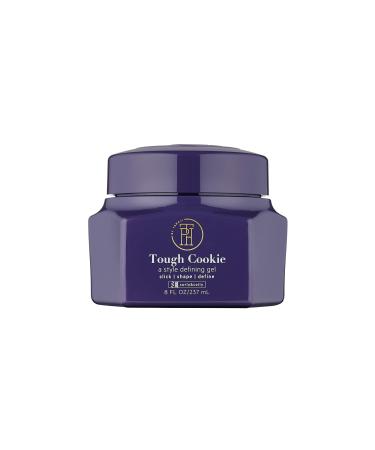 TPH BY TARAJI Tough Cookie Style Defining Hair Gel with Castor Oil | Extra-Hold Frizz Control for Curly & Coily Hair | Helps Promote Hair Growth & Shine |Vegan & Cruelty Free |For Women & Men  8 fl oz