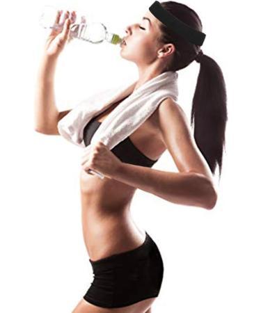 Shop Huture 6-Piece Slipproof Sport Headband Set Unisex Fitness Yoga Running Cycling | Black White Gray - Buy Online on GoSupps.com