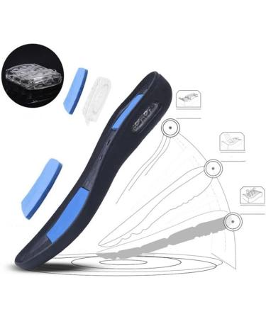 Men's Outdoor Anti-Slip Diabetic Slippers | Lightweight Arch Support Shoes for Plantar Fasciitis, Bunions, Arthritis | Black 6.5 - Buy Online on GoSupps.com