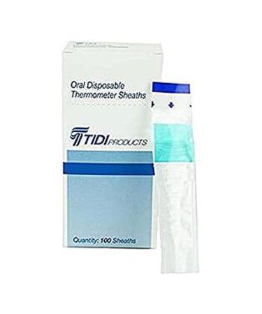 TIDI Products TID 20521 Mercury Oral Thermometer Sheath - Pack of 500 | International Shipping Available - Buy Online on GoSupps.com