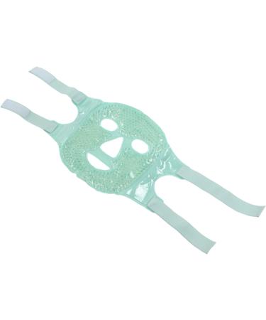 Couvre-visage en Gel Portable S r R utilisable Chaud Froid Gel Couvre-visage Doux Soulagement du Stress pour Hommes Femmes Maison (Vert clair) - Buy Online on GoSupps.com