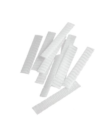100pcs Makeup Brush Covers - Expandable Mesh Guards for Travel | White 11x1cm Makeup Sleeves - Buy Online on GoSupps.com