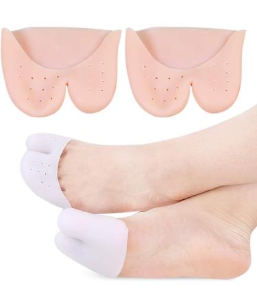 FARUTA Silicone Gel Pointe Ballet Toe Caps - 2 Pairs for Girls & Women - Buy Online on GoSupps.com