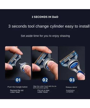 Buy 5 Anti-Friction Razor Blades for Men | Pack of 12 Razor Blade Refills - International Shipping - Buy Online on GoSupps.com