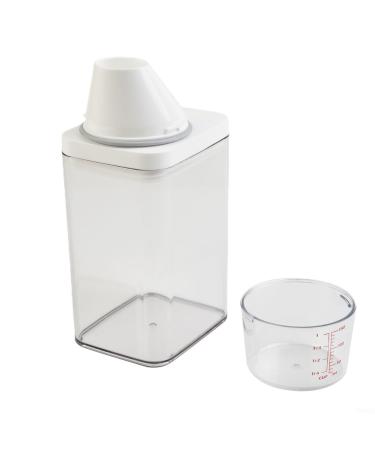 Washing Powder Storage Box 1100 ml Washing Powder Dispenser with Detergent Dosing Aid Empty Bottles Container Soap Detergent Storage Box for Fabric Softener 1100ml