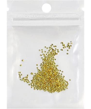 FEIlei Mini Beads Nail Charms Nail Gems Gold Silver Nail Art Studs Nail Art Decorations - Buy Online on GoSupps.com