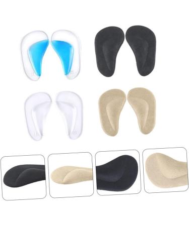 FOMIYES 12 Pairs High Arch Support Insoles - Gel Foot Pads for Plantar Fasciitis Relief & Comfort - Buy Online on GoSupps.com
