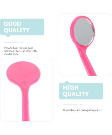 Healifty 24-Piece Dental Mirror Set for Tooth Cleaning | Disposable Dental Reflector & Stomatoscope Tools | Perfect for Tartar Removal & Oral Hygiene - Buy Online on GoSupps.com