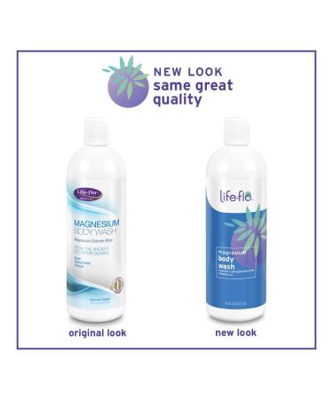 Life-flo Magnesium Body Wash 16 fl oz - Magnesium Chloride Brine for Relaxation & Skin Health - Buy Online on GoSupps.com