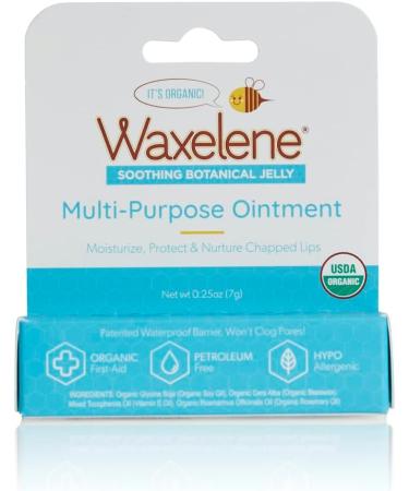 Waxelene Organic Multi-Purpose Ointment Lip Tube - Single | Skin Care Essential - Buy Online on GoSupps.com
