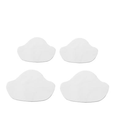 inhzoy 4/6Pcs Shoe Heel Repair Patch Self Adhesive Shoehole Prevention Patch Sneakers Repair Patch Inside Shoe Patches for Most Shoes Type B White One Size