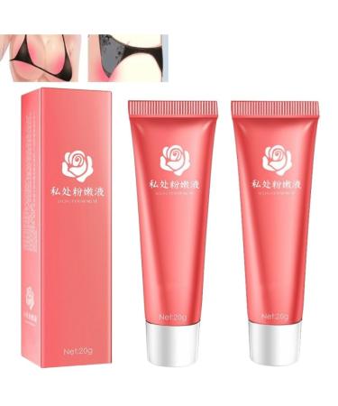 1/2/3/5 Pcs Sexy Women Vaginal Lips Private Part Pink Underarm Intimate Whitening Dark Nipple Anal Bleaching Cream Skin Care Body Cream (2pcs)