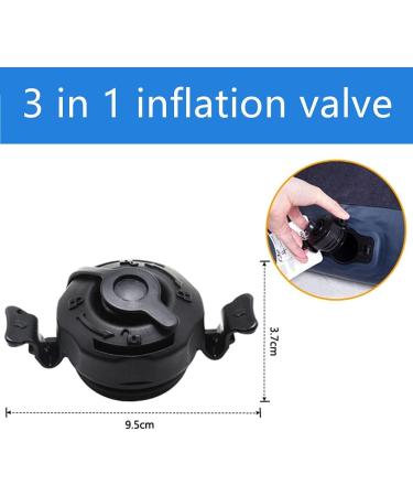 Inflatable Valve 3 in 1 Air Valve Inflatable Bed Valve Fittings for Cap Air Mattress Valve Air Release Valve Accessory - Buy Online on GoSupps.com