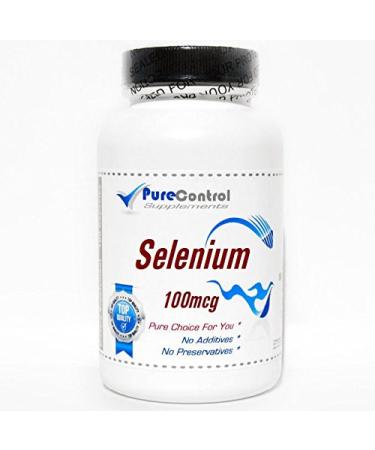 Selenium 100mcg // 100 Capsules // Pure // by PureControl Supplements