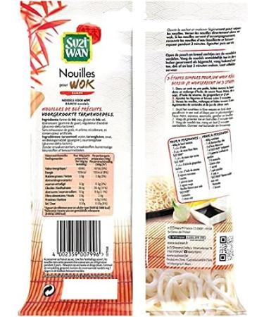  Epicerie sal e SUZI WAN - Pre-cooked Ramen Noodles for Wok 400g - Pack of 3 - Free Delivery - Buy Online on GoSupps.com