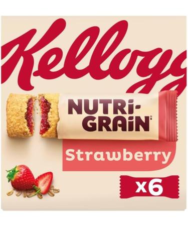 Breakfast Snack Bar Bundle Consisting of Nutrigrain Elevenses Bars Strawberry 6pk (4 Pack) - Buy Online on GoSupps.com